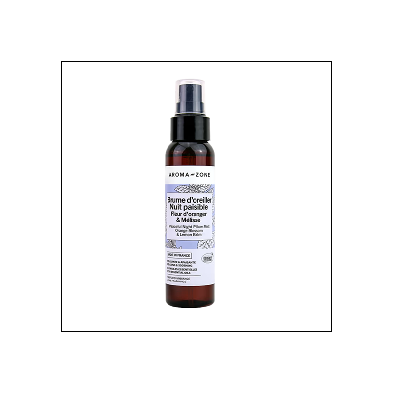 Brume d'oreiller Nuit paisible Fleur d'oranger & Mélisse 100ml