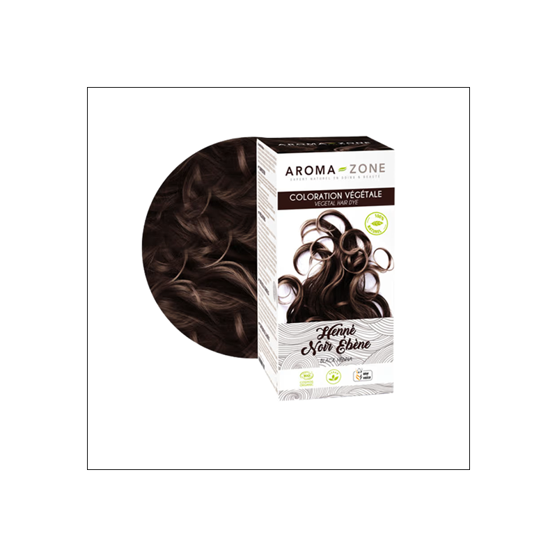 Henné Noir ébène BIO - coloration végétale 200g