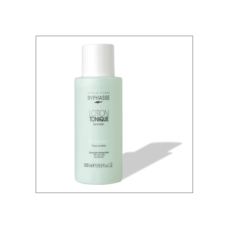 Lotion tonique sensi-fresh 500 ml à l'aloe vera peaux sensibles