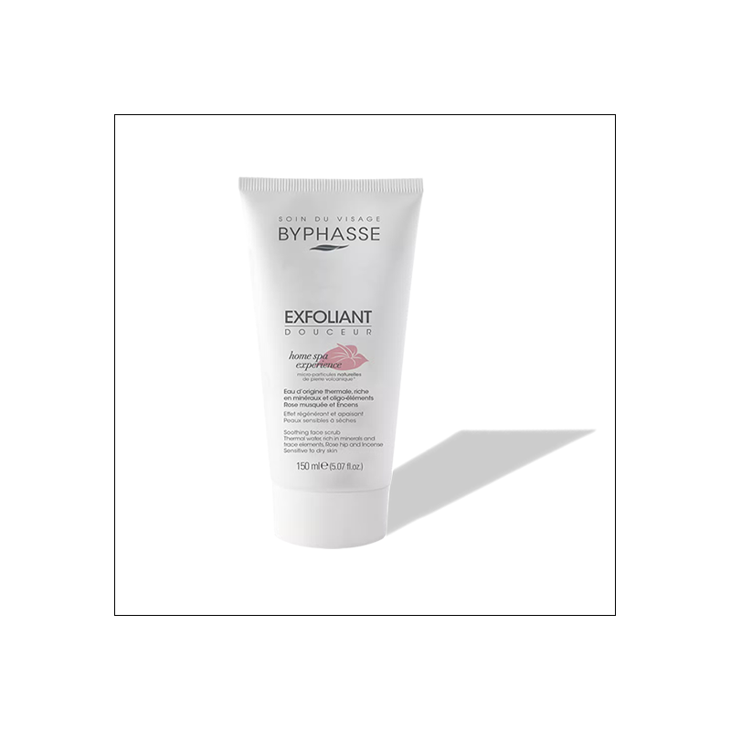 Home spa experience exfoliant douceur visage peaux sensibles à sèches 150ml