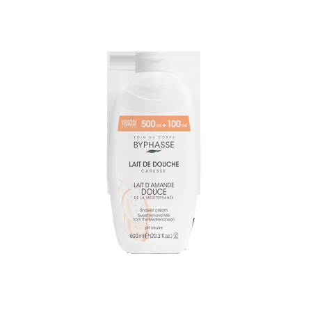 Lait de douche caresse amande douce 600 ML