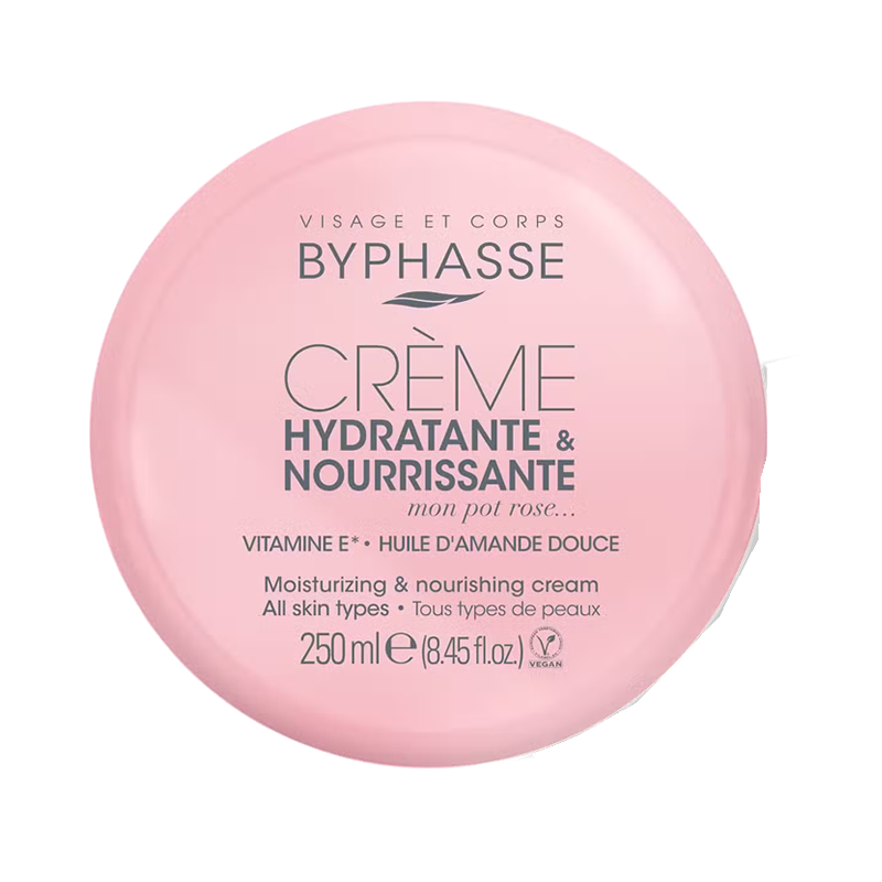 Crème soin hydratant et nourrissant 250 ML visage te corps tous types de peaux